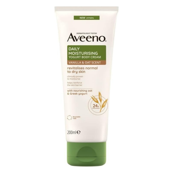Aveeno Body Cream Vanilla & Oats 200 ml