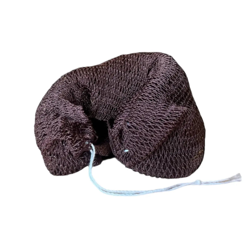 African Fabs African Net Sponge Sapo Hickory Brown