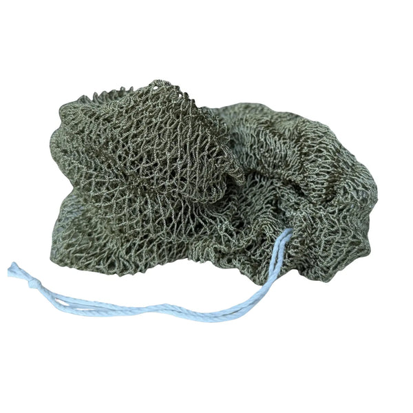 African Fabs African Net Sponge Sapo Olive Green