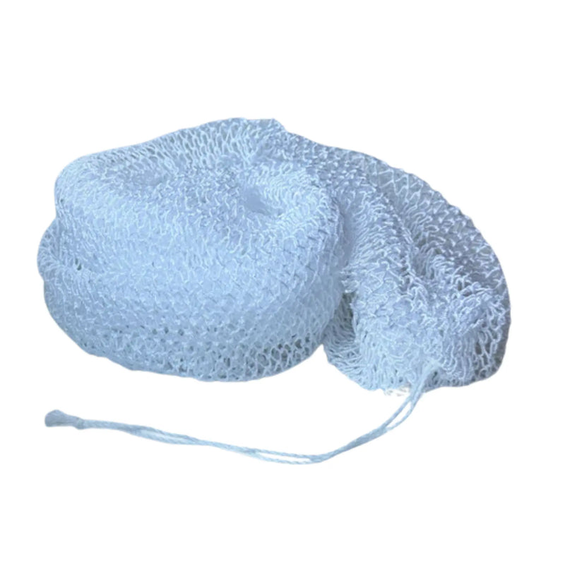 African Fabs African Net Sponge Sapo White