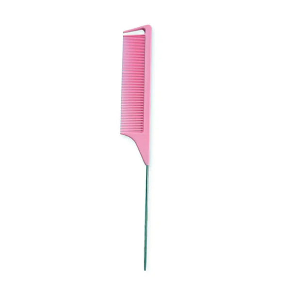 African Fabs Pin Tail Comb Pink