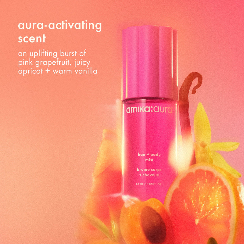 Amika Aura Hair & Body Mist, geurspray voor haar en lichaam