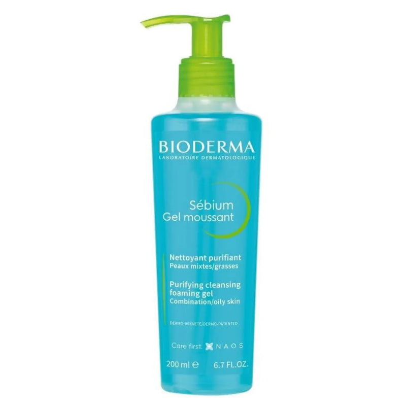 Bioderma Sebium Foaming Cleansing Gel 200 ml.