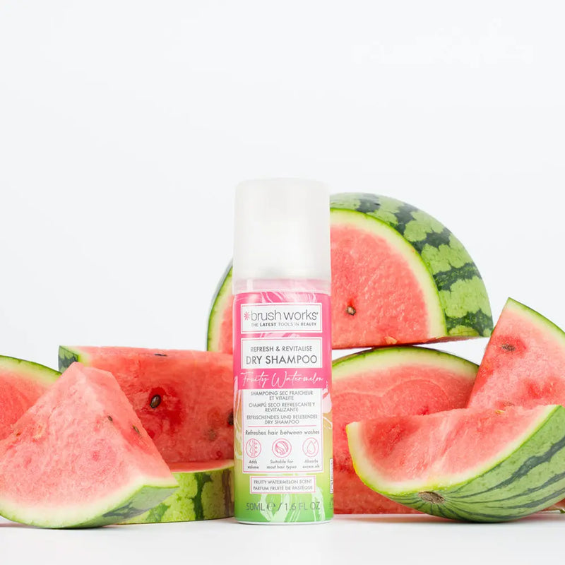 Brushworks Refresh & Revitalise Fruity Watermelon Dry Shampoo 50 ml