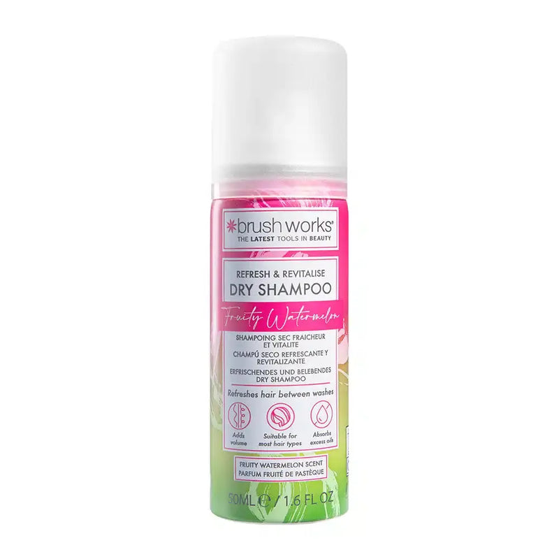 Brushworks Refresh & Revitalise Fruity Watermelon Dry Shampoo 50 ml