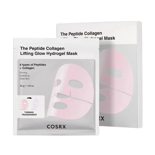 COSRX Peptide Collagen Glow Hydrogel Mask 3-Pack
