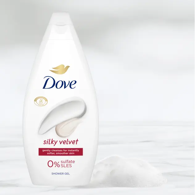 Dove Silky Velvet Shower Gel
