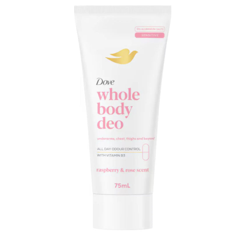 Dove Whole Body Raspberry & Rose Deodorant Cream