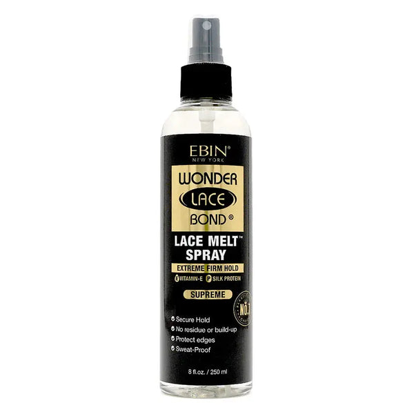 Ebin New York Wonder Lace Bond Melt Spray Supreme Black