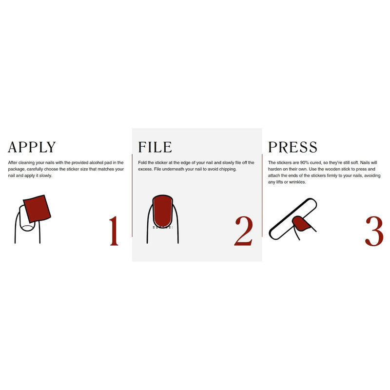 Edgeu Nail Strips Formal Tweed