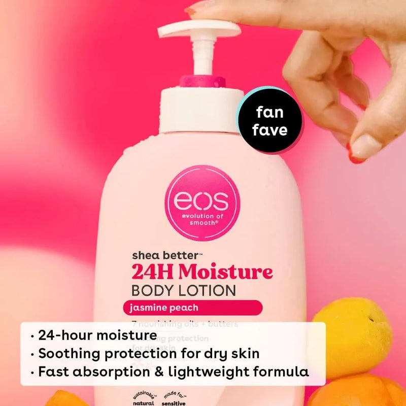 EOS Shea Better 24H Moisture Body Lotion Jasmine Peach
