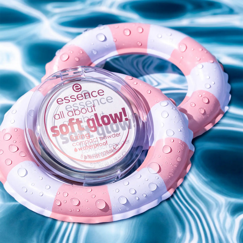 Essence All About Soft Glow! Fixing Compact Powder Waterproof