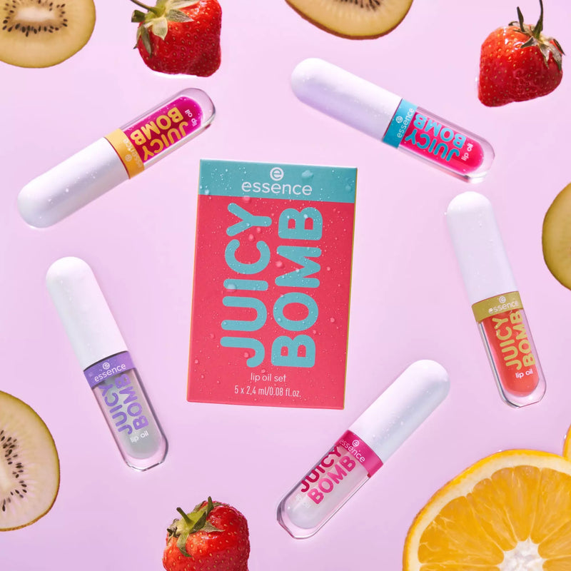 Essence Juicy Bomb Lip Oil Set 01 Glossy Days Ahead!