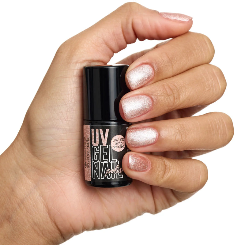Essence Studio Nails UV Gel Nail Polish 24 Glitterally ROSE