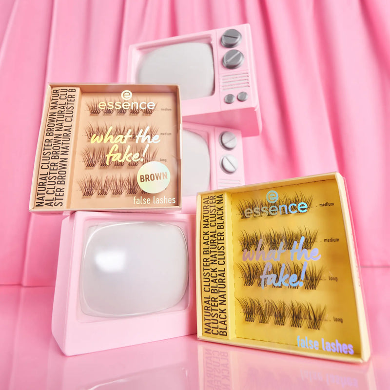 Essence What The Fake! False Lashes 06 Natural Cluster Black