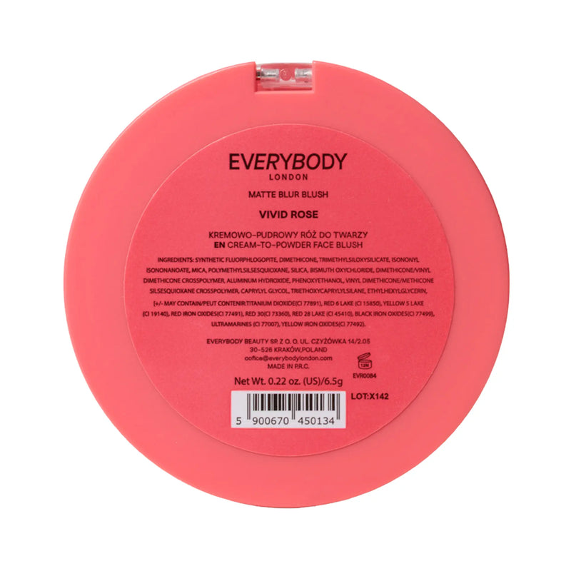 Everybody London Matte Blur Blush Vivid Rose