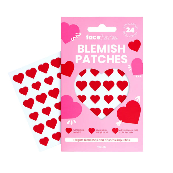 Face Facts Blemish Patches Red Hearts