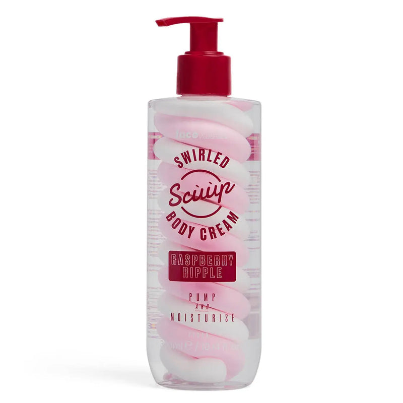 Face Facts Scuup Raspberry Ripple Swirled Body Cream