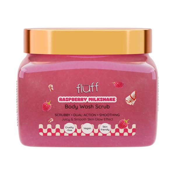 Fluff Body Scrub Raspberry Milkshake