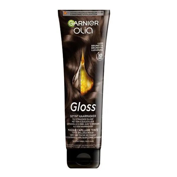 Garnier Olia Gloss Colored Hair Mask Smokey Brown