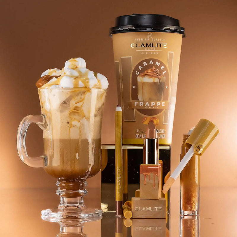 Glamlite Coffee Lip Kit Caramel Frappe