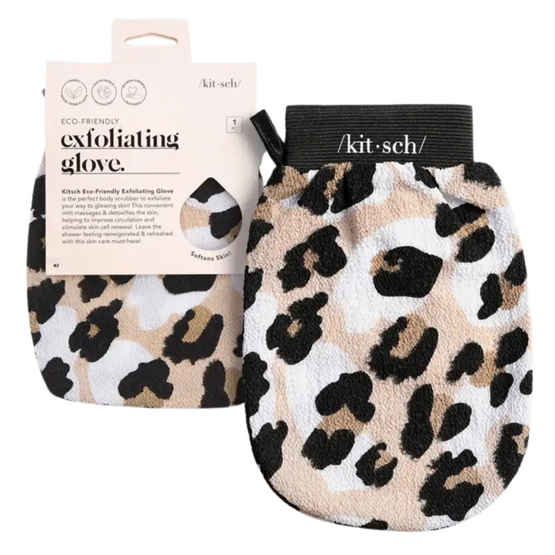 Kitsch Exfoliating Glove Leopard