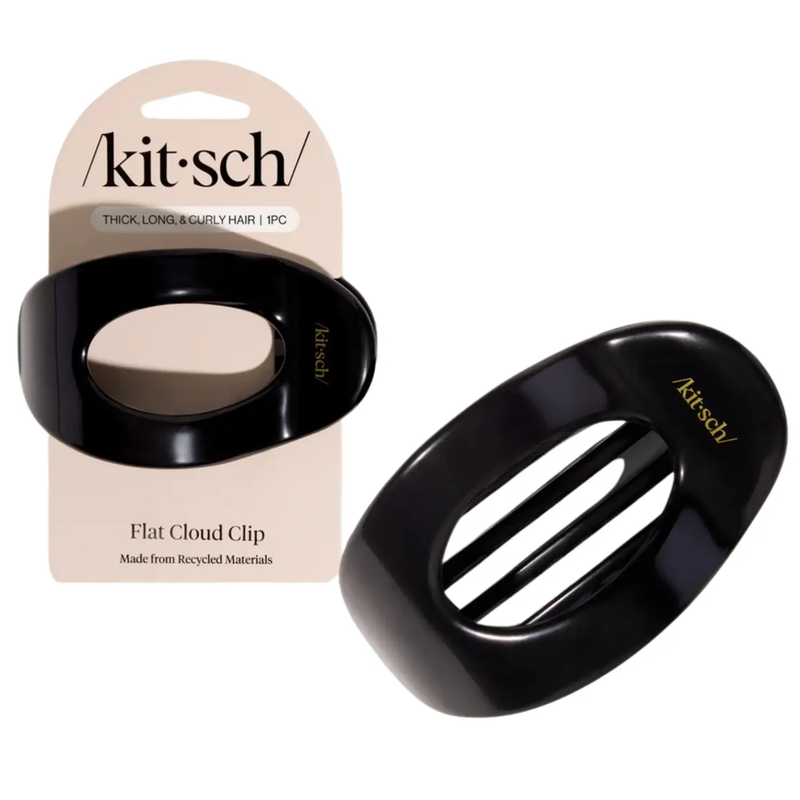 Kitsch Flat Cloud Clip Black Large