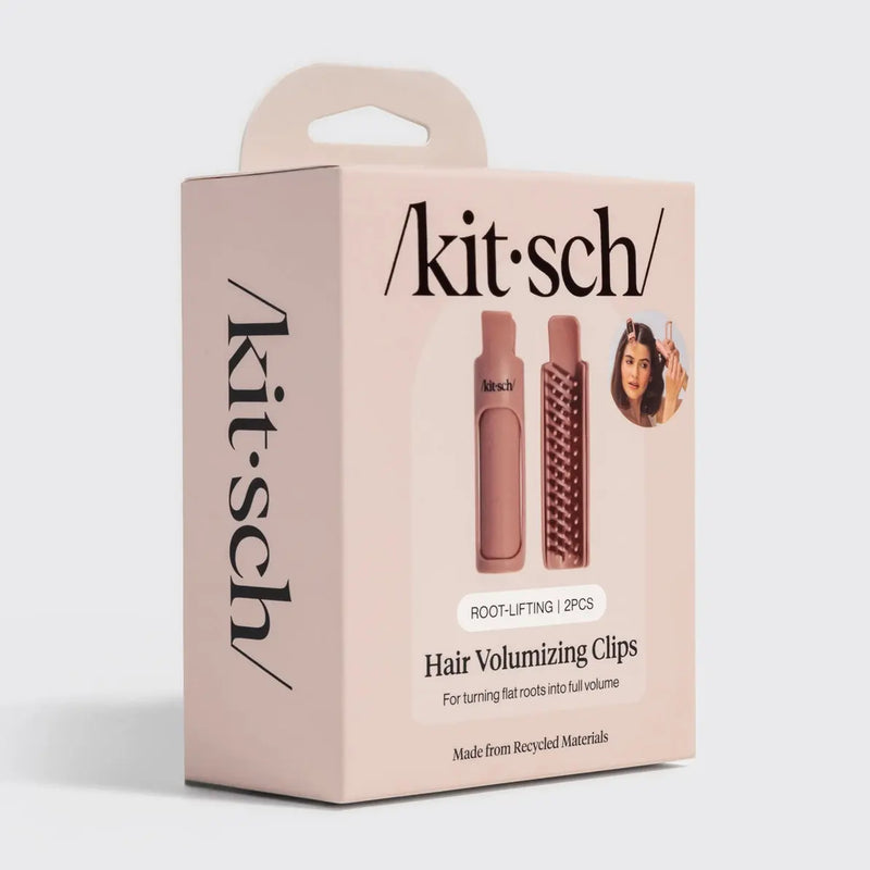 Kitsch Hair Volumizing Clip Set Terracotta
