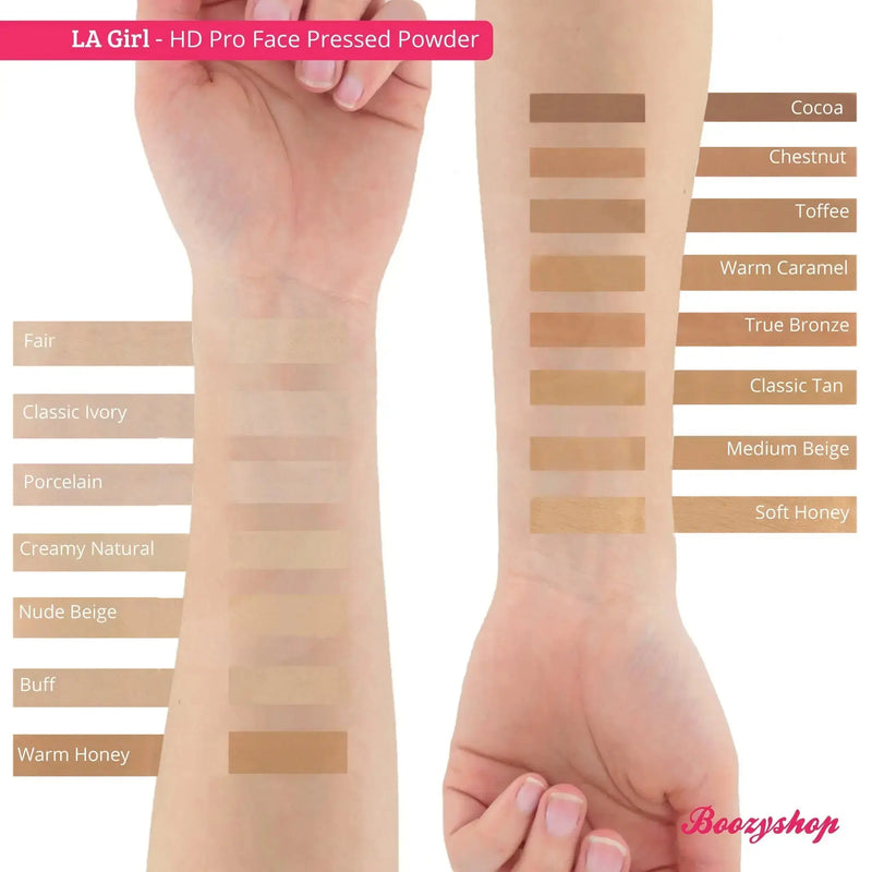 LA Girl Pressed Powder GPP606 Buff, HD poeder voor een matte finish