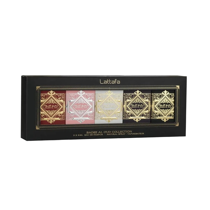Lattafa Badee Al Oud Discovery Set 5x 5 ml.