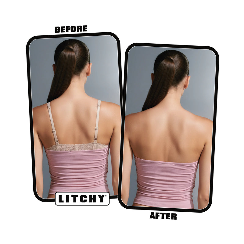 Litchy Adhesive Bra Sandy Cup C