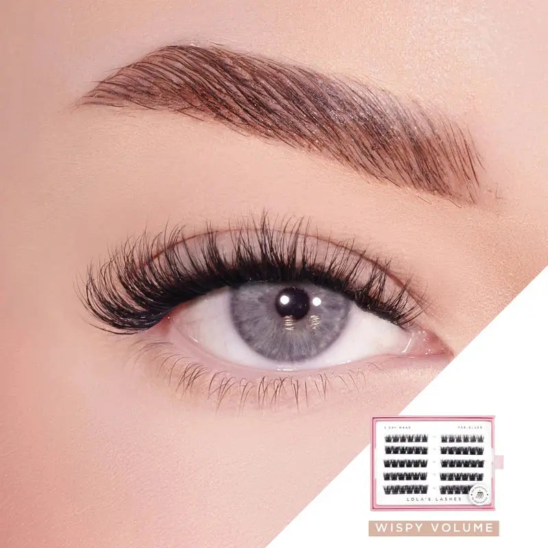 Lola's Lashes Wispy Volume Pre-Glued Lashes Set