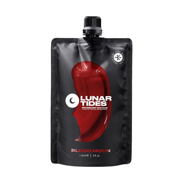 Lunar Tides Semi Permanent Hair Color Blood Moon, semi-permanente haarverf in dieprood