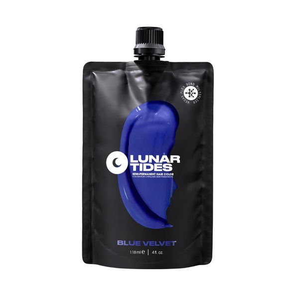 Lunar Tides Semi Permanent Hair Color Blue Velvet, semi-permanente haarverf in diepblauw