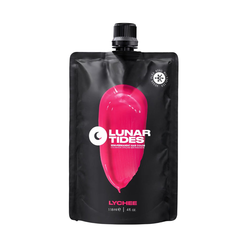Lunar Tides Semi Permanent Hair Color Lychee Pink, semi-permanente haarverf in roze tint