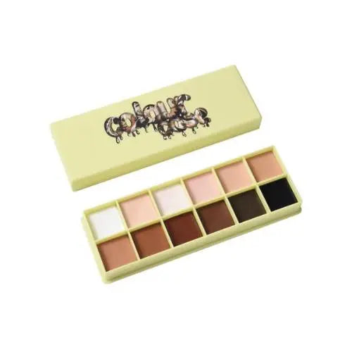 Made By Mitchell Colour Case Cosmetic Paint Palette, veelzijdig cream palette met 12 kleuren