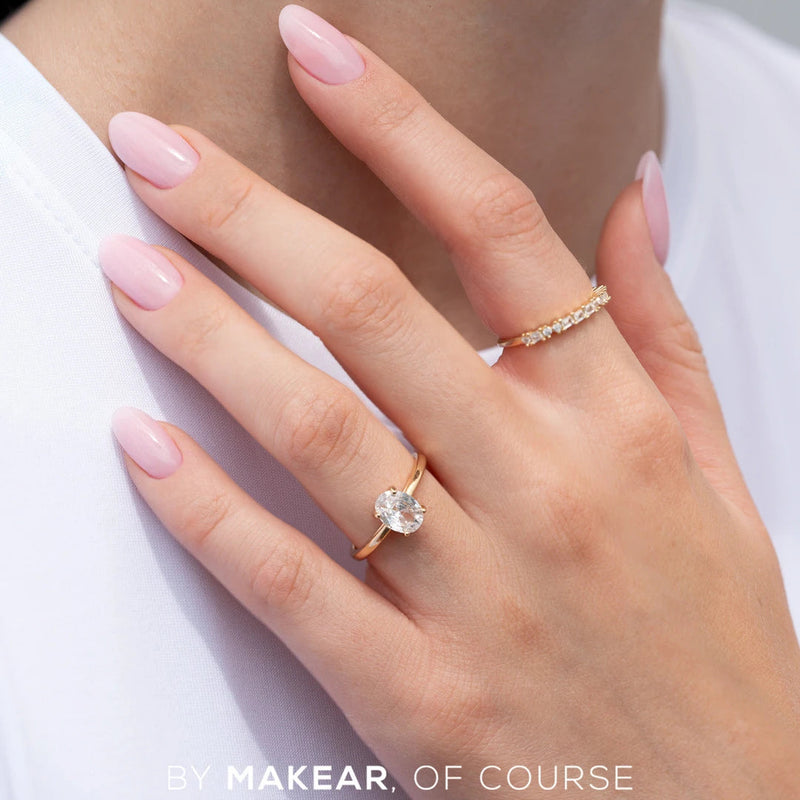 Makear UV Gel Polish 603, zachtroze semi-transparante gellak