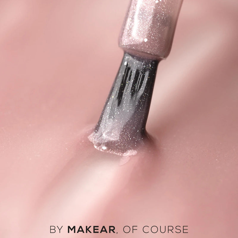 Makear UV Gel Polish 645, beige gellak met fijne shimmer