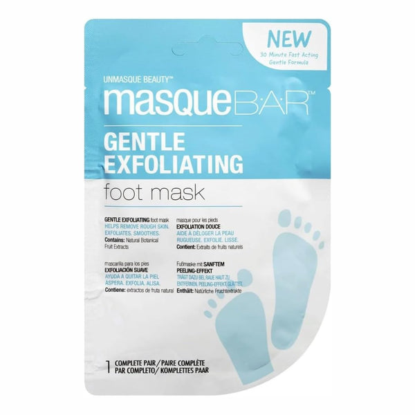 Masque Bar Foot Mask Gentle Exfoliating, exfoliërend voetmasker in de vorm van sokken