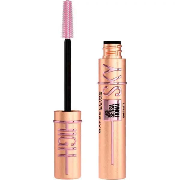 Maybelline Lash Sensational Sky High Rose Gold Glitz, rosé gouden tube met borsteltje