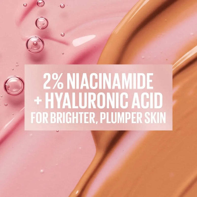 Maybelline Lifter Plump & Glow Foundation 120, vloeibare foundation met niacinamide, foto 5 van 6