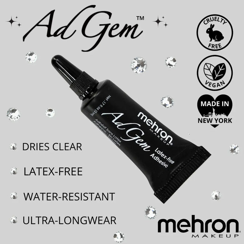 Mehron Makeup AdGem Latex Free Adhesive 5 ml.