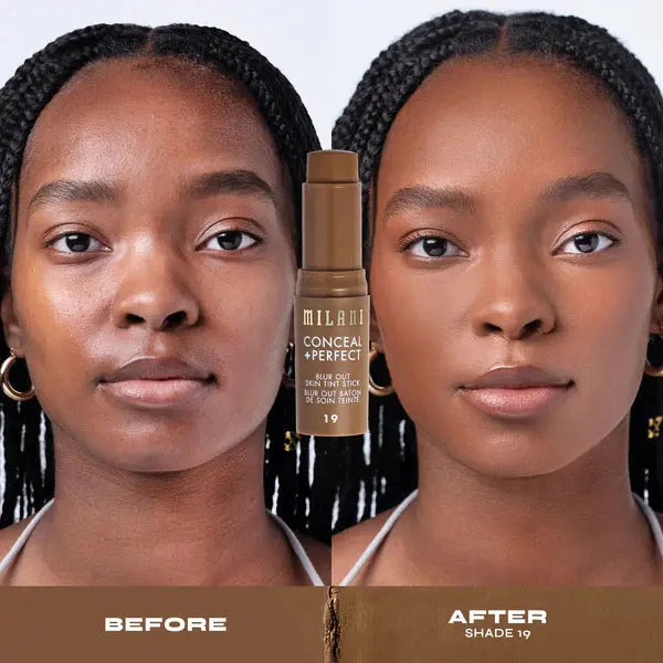 Milani Conceal + Perfect Blur Out Skin Tint 19 Deep Warm Golden, romige stick foundation, foto 2 van 7