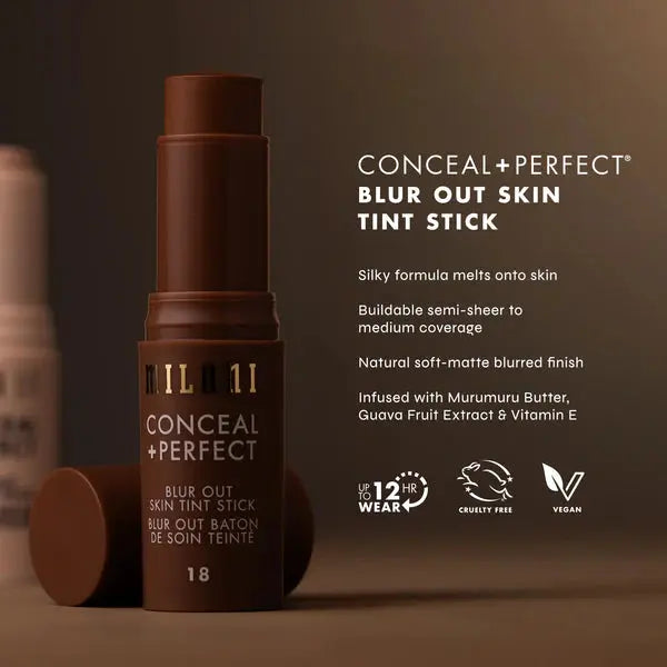 Milani Conceal + Perfect Blur Out Skin Tint 09 Light Medium Gold Beige, stick foundation, foto 4 van 7