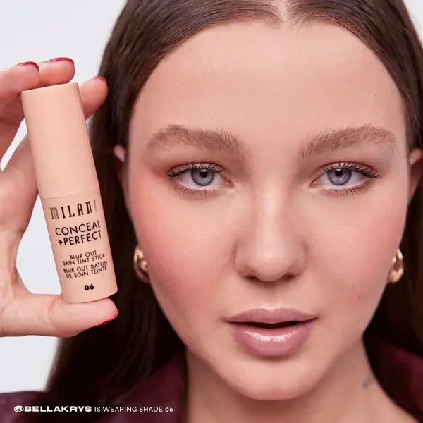 Milani Conceal + Perfect Blur Out Skin Tint 19 Deep Warm Golden, romige stick foundation, foto 5 van 7