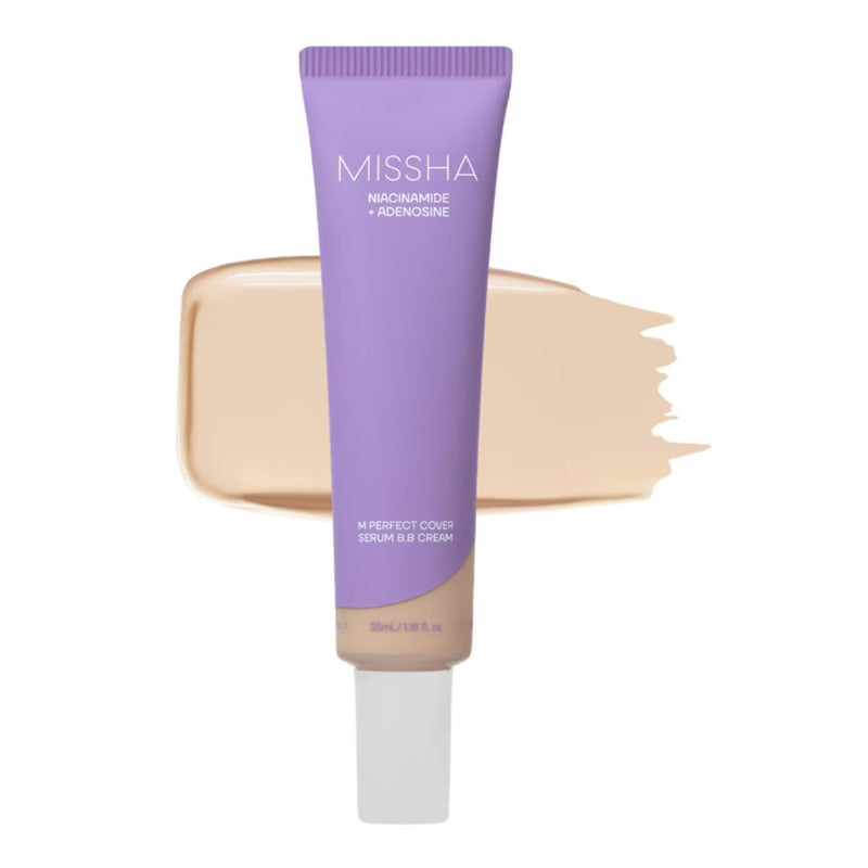 Missha M Perfect Cover Serum B.B Cream Pro 21 Light Beige, verzorgende BB-crème