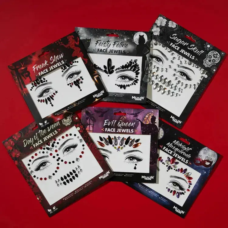 Moon Creations Moon Terror Halloween Face Jewels Day of the Dead