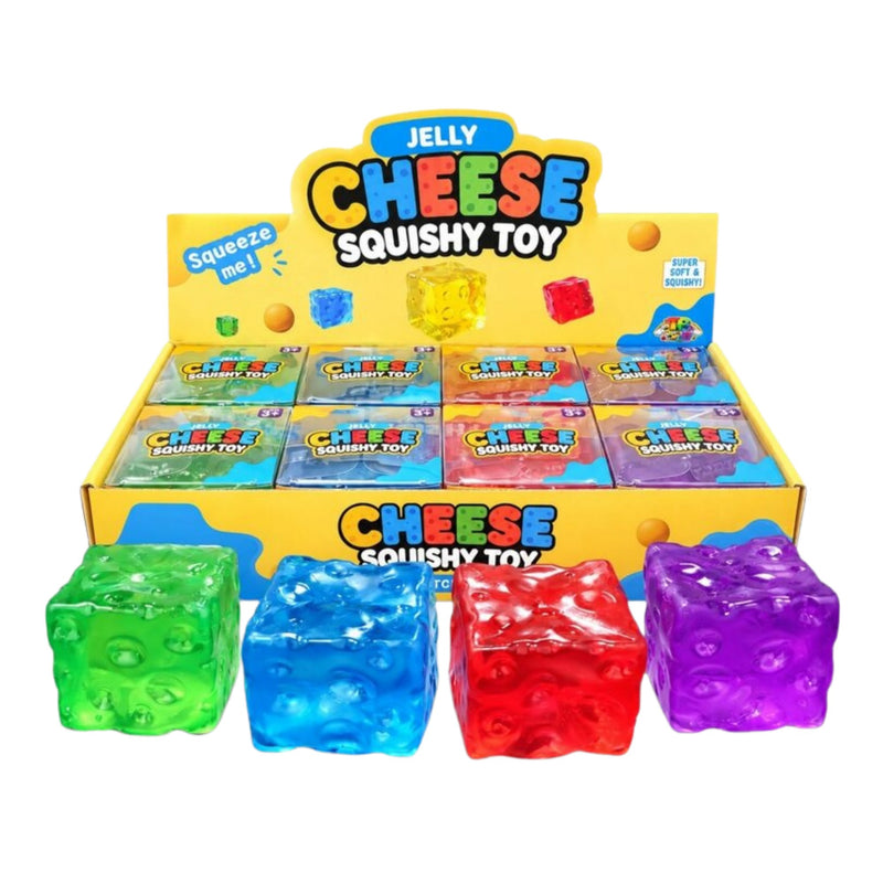 Squishy Mystery Color Clear Cheese Vaseline Squishy Large, zachte kaasvormige squishy, foto 2 van 2