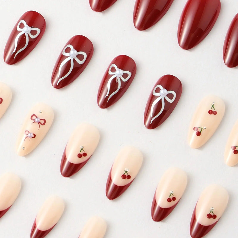 Never Have I Ever Press-On Nails Cherry Cola