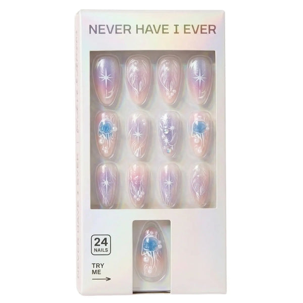 Never Have I Ever Press-On Nails Rave Princess